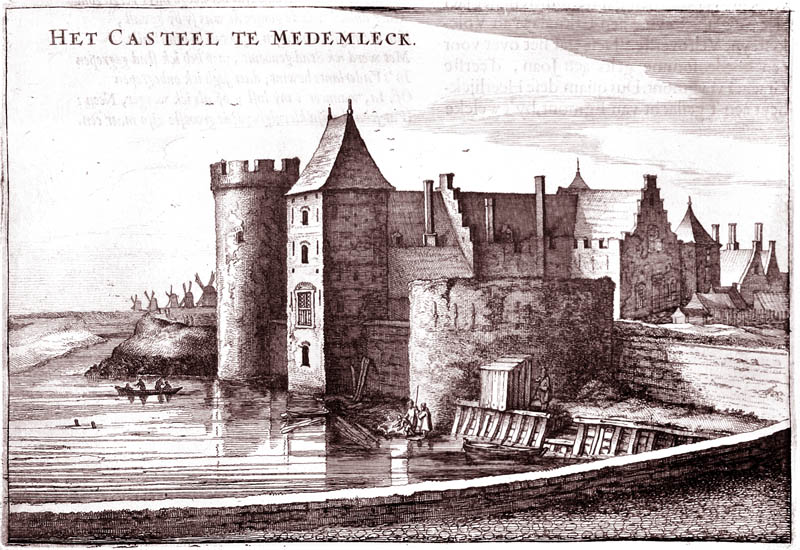 Kasteel Medemblik 1649 Blaeu